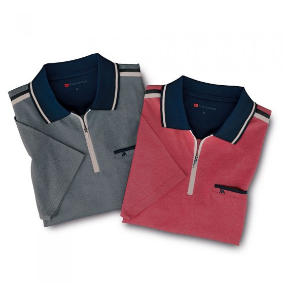 Struktur-Poloshirt