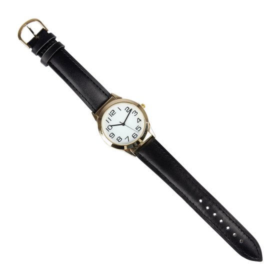 Armbanduhr mit Leselupe 