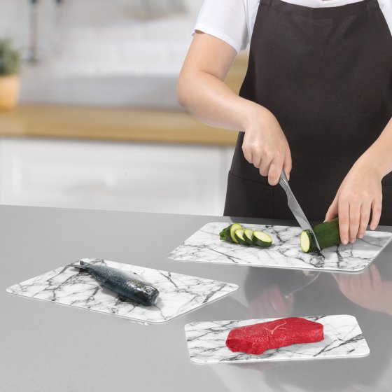 Schneidematten in Marmor-Optik 3er-Pack 