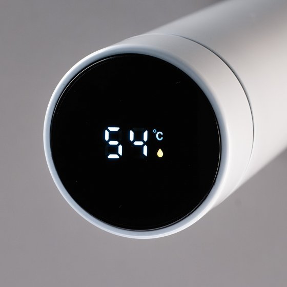 Ihr Geschenk: die Thermoflasche mit Temperaturanzeige