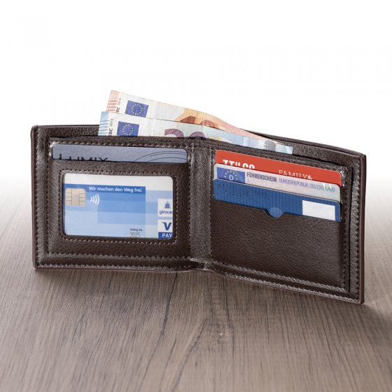Ihr Geschenk: Exklusiv-Set „Windsor“, bestehend aus Brieftasche und Schreibgerät 