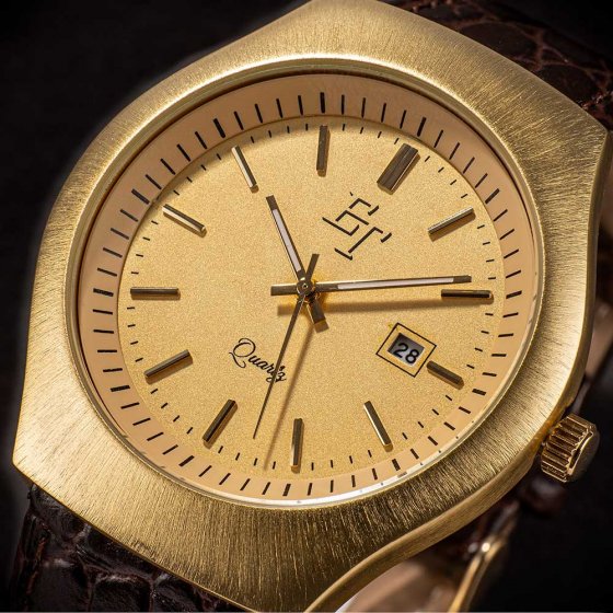 Ihr Geschenk: Armbanduhr "Gold"