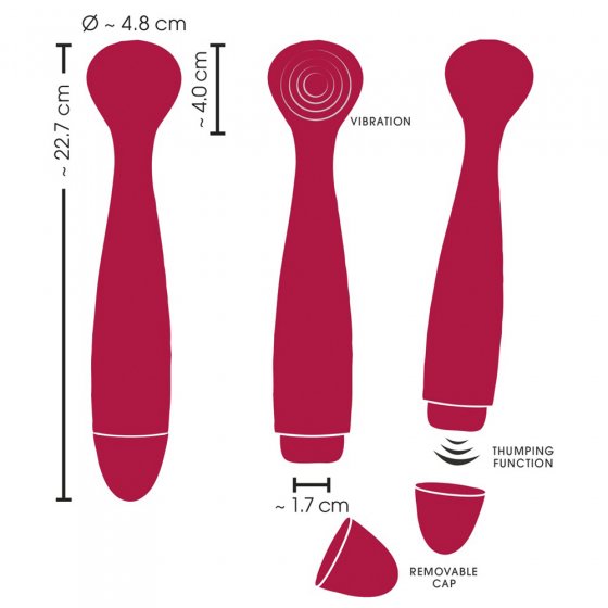 Massagestab mit 2 Funktionen