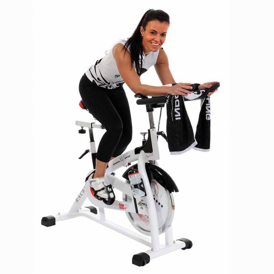 Ergometer "Racer XL" weiß/schwarz 
