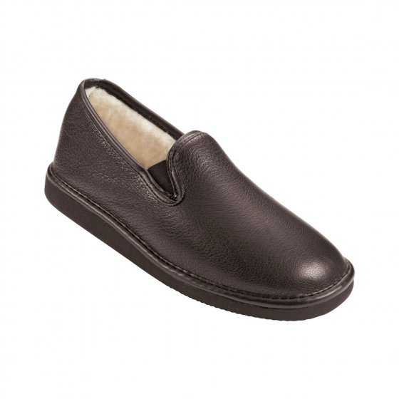 Hausschuh m.Wollfutt.Braun,46 46 | Braun