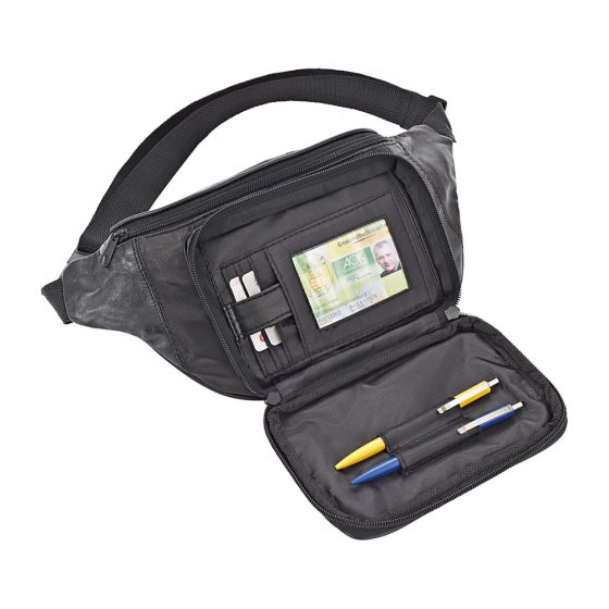 Leder-Bauchtasche