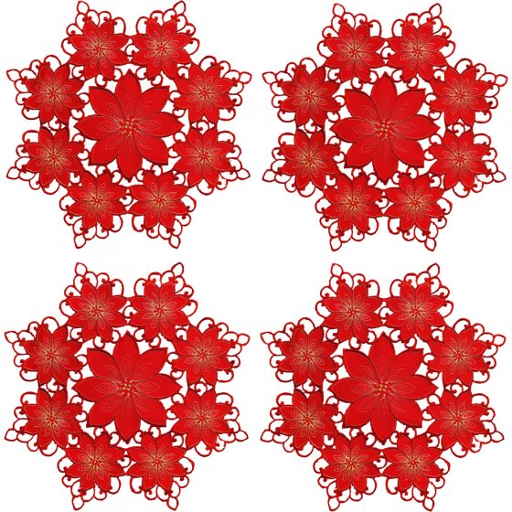 4er-Platzset „Weihnachtsstern“ 