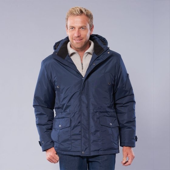 Jacke mit abnehmbarer Kapuze 