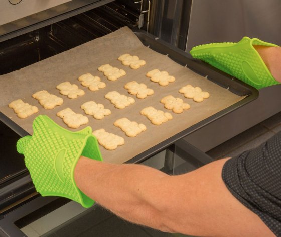 Hitzebeständige Silikonhandschuhe