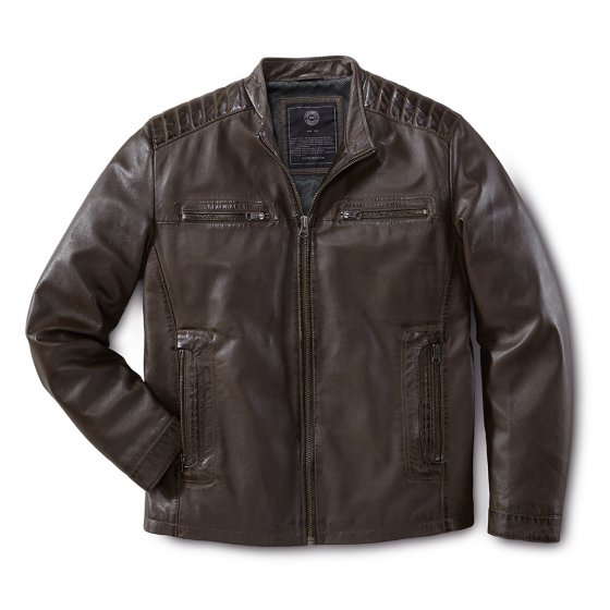 Modische Lederjacke