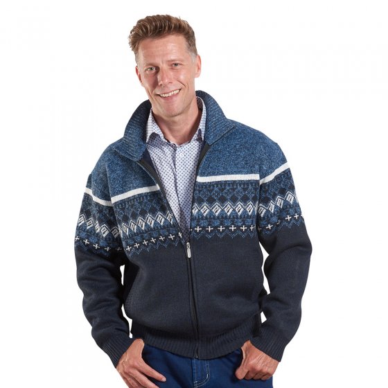 Strickjacke im Norwegerstil 