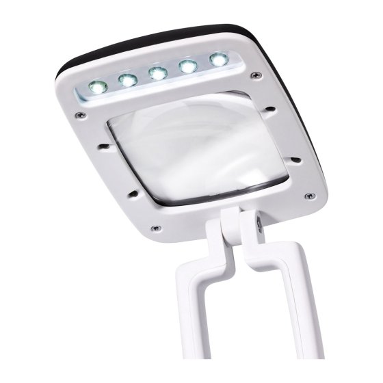 Standlupe mit LEDs 