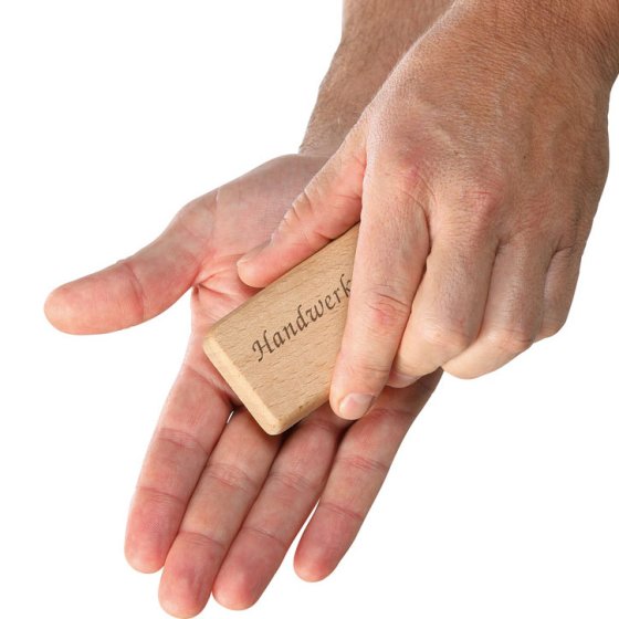 Nagelbürste aus Holz mit Aufdruck 