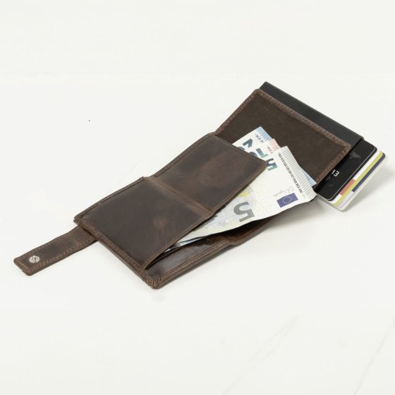 RFID-Kartenhalter Click&Go Braun