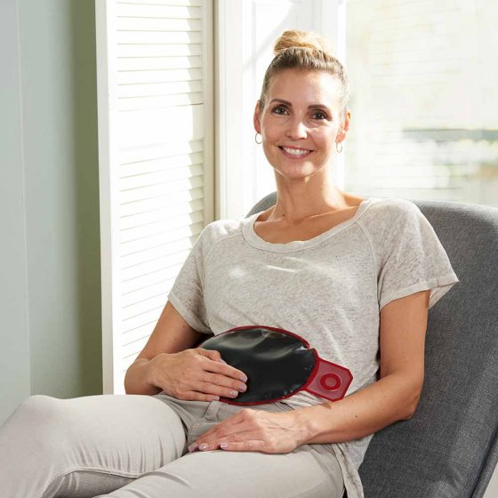 Velours-Moorkissen-Wärmflasche 