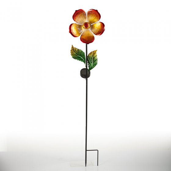 MetallBlume mit Leuchteffekt sanpura.de
