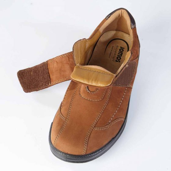 Aircomfort-Klettslipper 42 | Tabak