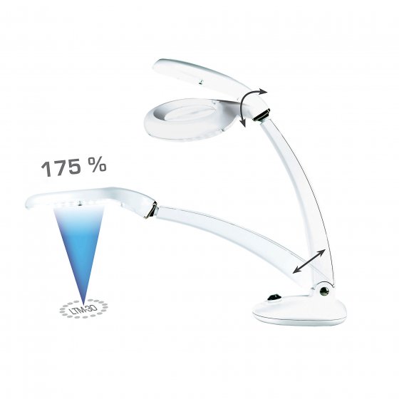 LED-Tischlupenlampe