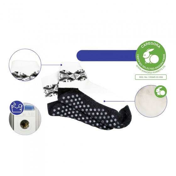 Angora Stoppersocken 
