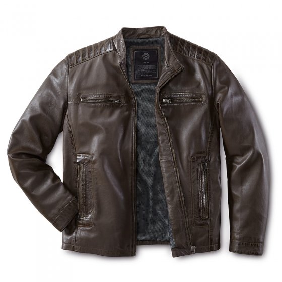 Modische Lederjacke