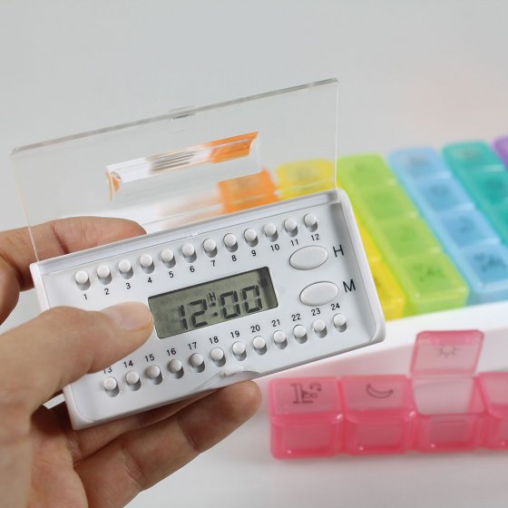 7-Tage-Pillendose mit Alarmfunktion