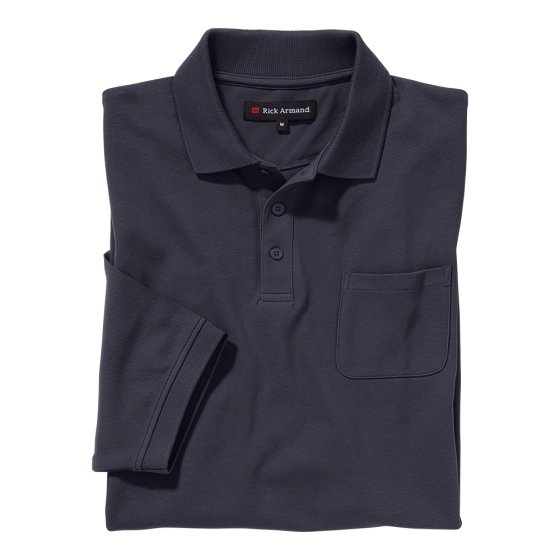 Pique Poloshirt im Set XL (56/58) | Marine#Royalblau