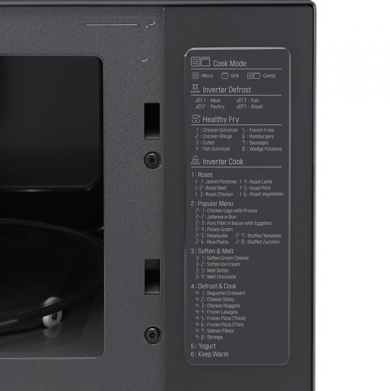 Mikrowelle mit Grill LG MH6565CPB 