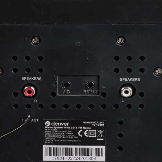 Denver Micro-Hi-Fi Systemanlage 