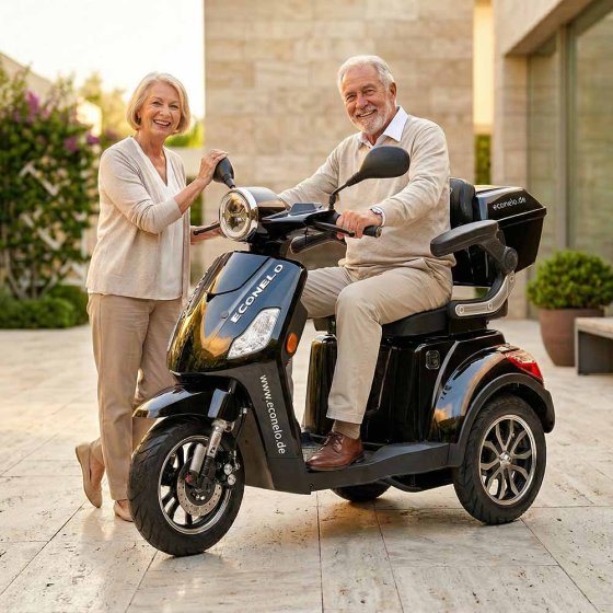 E-Mobil YOGI-IQ, 3-Rad Blei-Akku Schwarz