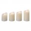 LED-Echtwachskerzen im 4er Set  - 5