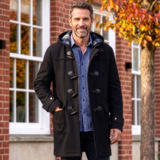 Woll-Duffle-Coat 