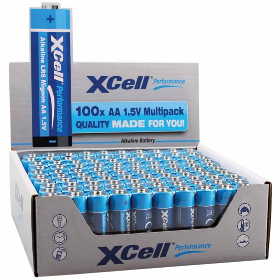Mignon-Batterien (100er-Pack AA)
