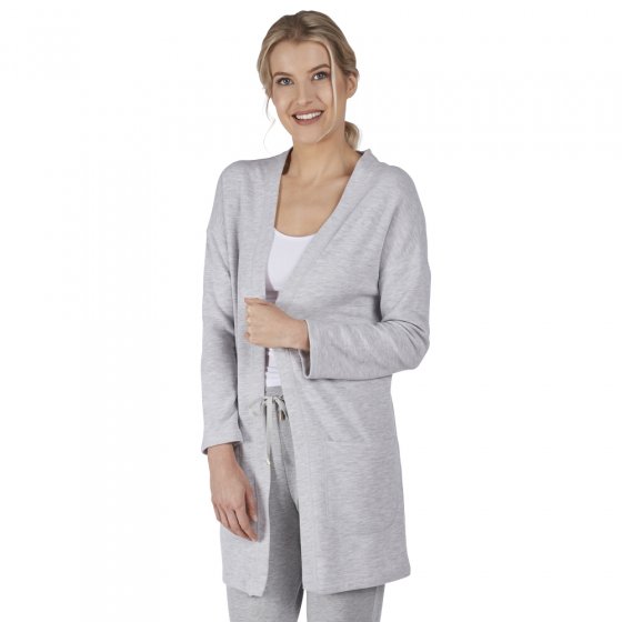 Jacke mit offenem Verschluss 