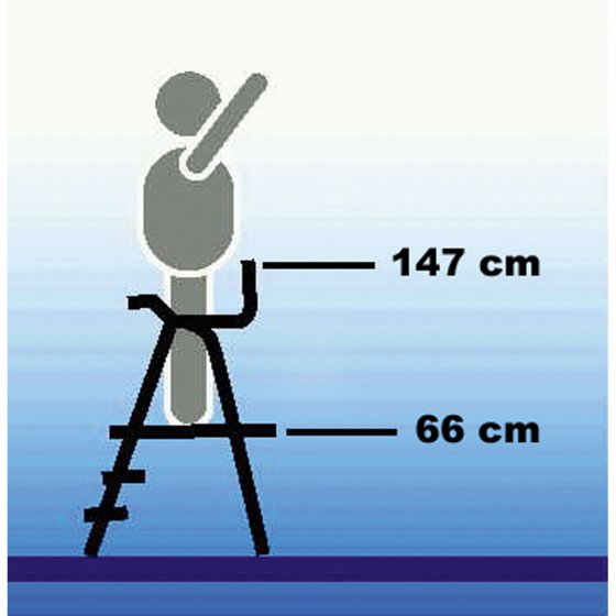 3-stufige Sicherheitsleiter 