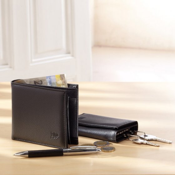 Portemonnaie mit Schlüsseletui und Kugelschreiber 