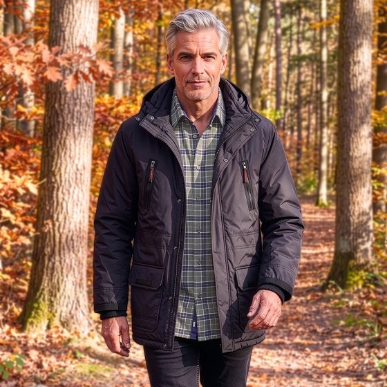 Lange Freizeitjacke 