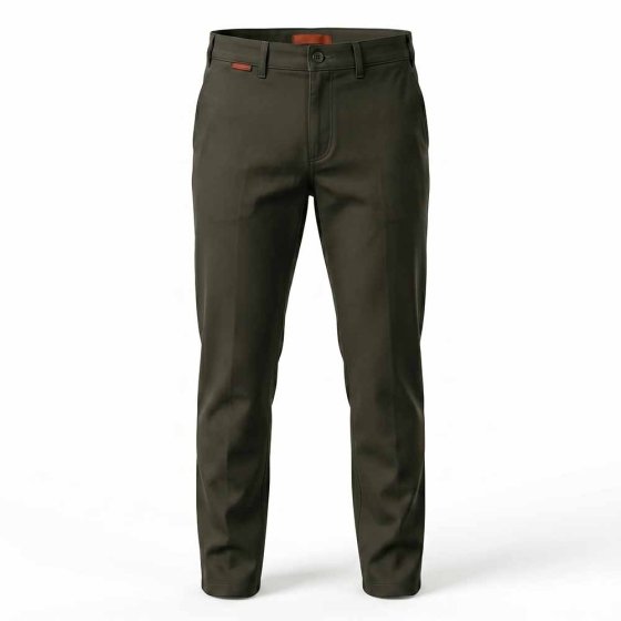 Stretchbund Baumwollhose 29 | Dunkelgrün