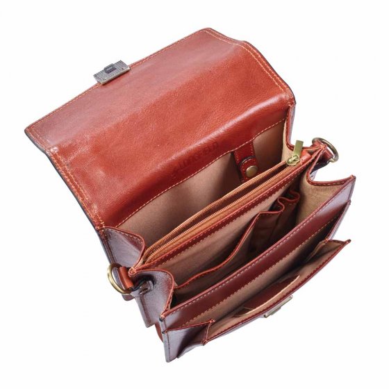 Vintage-Tasche aus italienischem Leder 