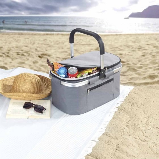 Einkaufskorb mit Kühltasche